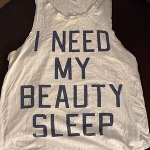 One Clothing Beauty Sleep Graphic Tank Top Women’s Small